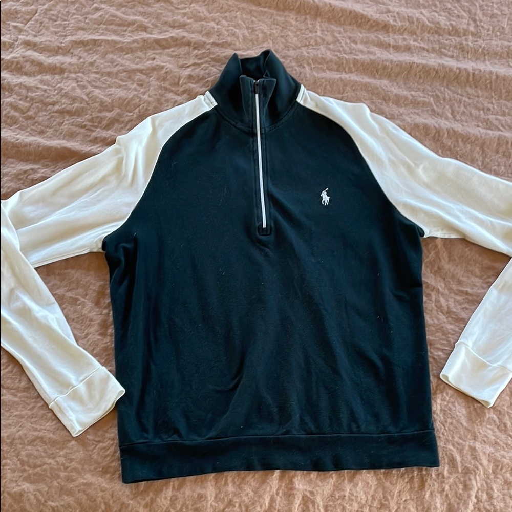 Ralph Lauren Golf Black and White Men's Sweater